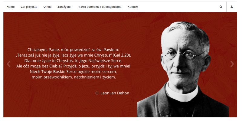 Nowa strona internetowa poświęcona o. Leonowi Dehonowi i duchowości sercańskiej