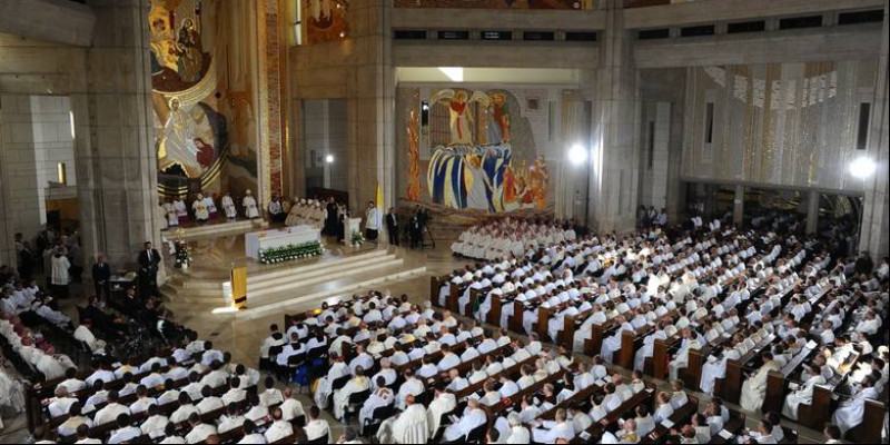 Seminarium na Mszy z papieżem Franciszkiem