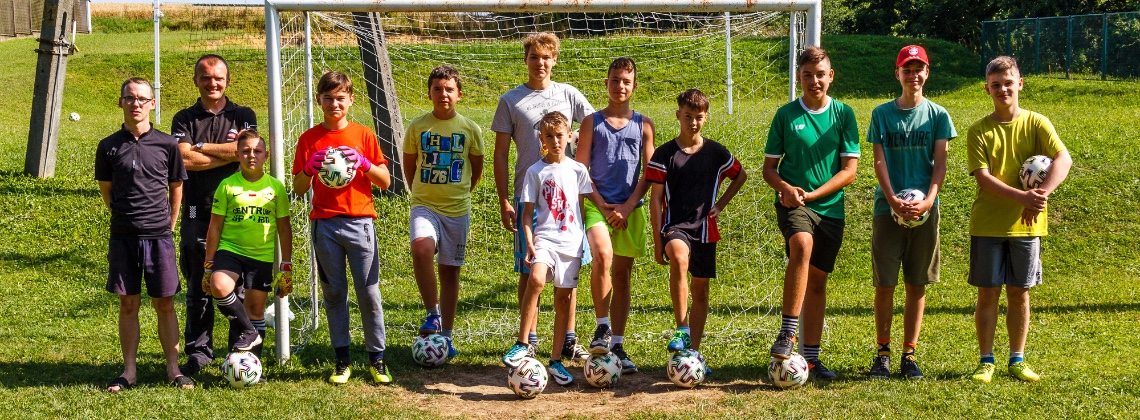 Rekolekcje z piłką nożną w Koszycach Małych